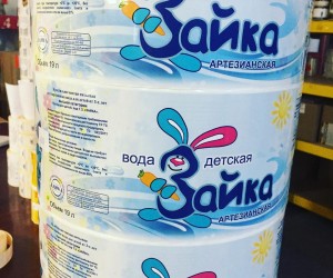 Наклейка на воду детскую - Зайка