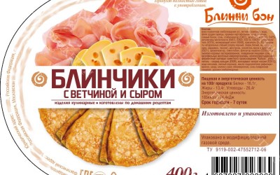 Этикетка Блинчики